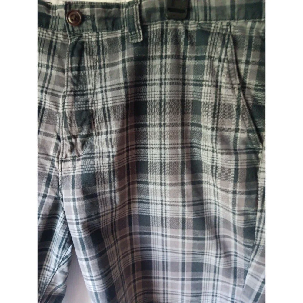 Men's Eddie Bauer Plaid Multi Color Shorts Size 40